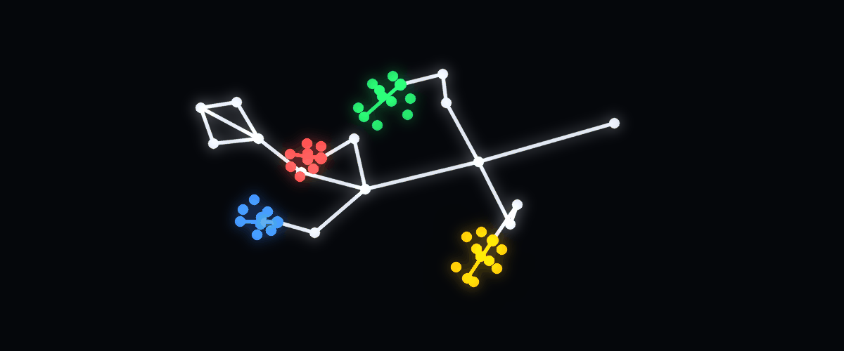 Animated mouse locomotor skeleton rendered from PHRASE pose tracking coordinates on a dark background